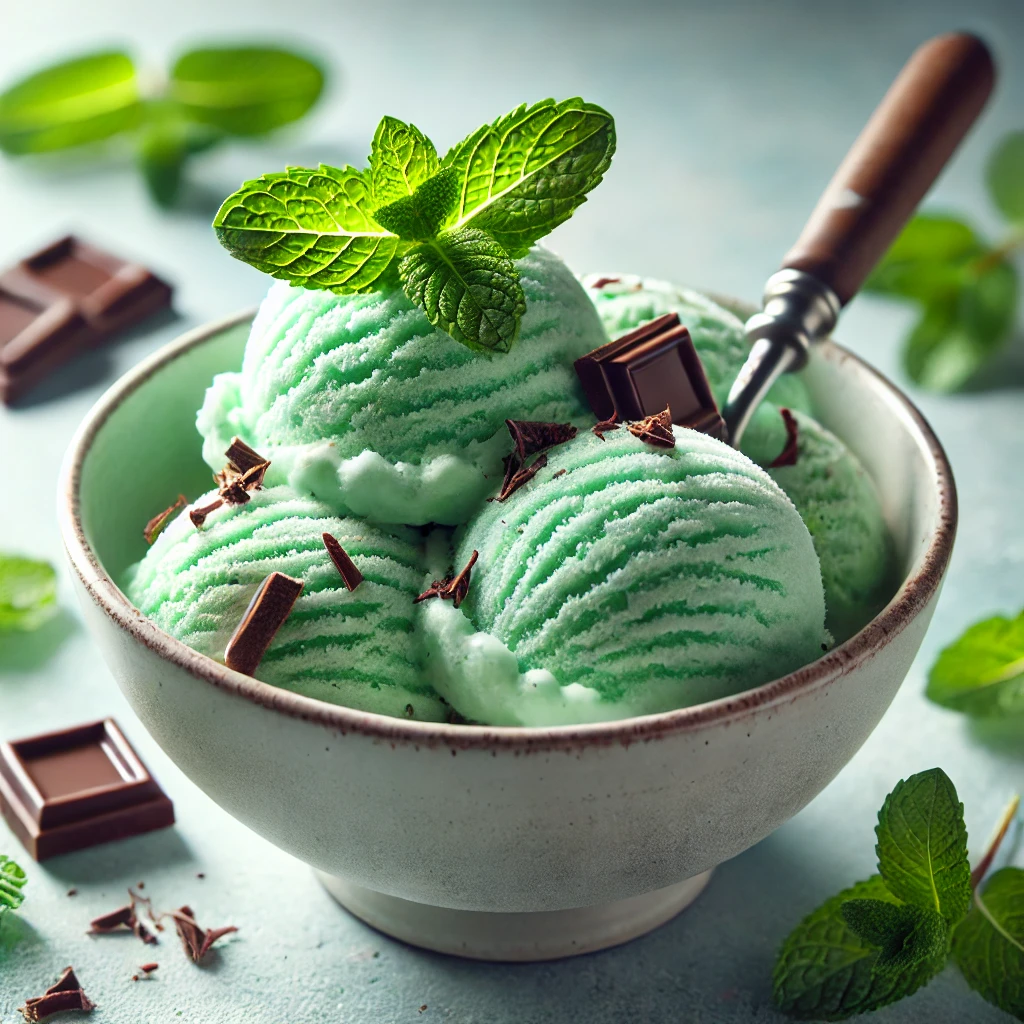 Saveur de Crème Glacée à la Crème de Menthe 🌱