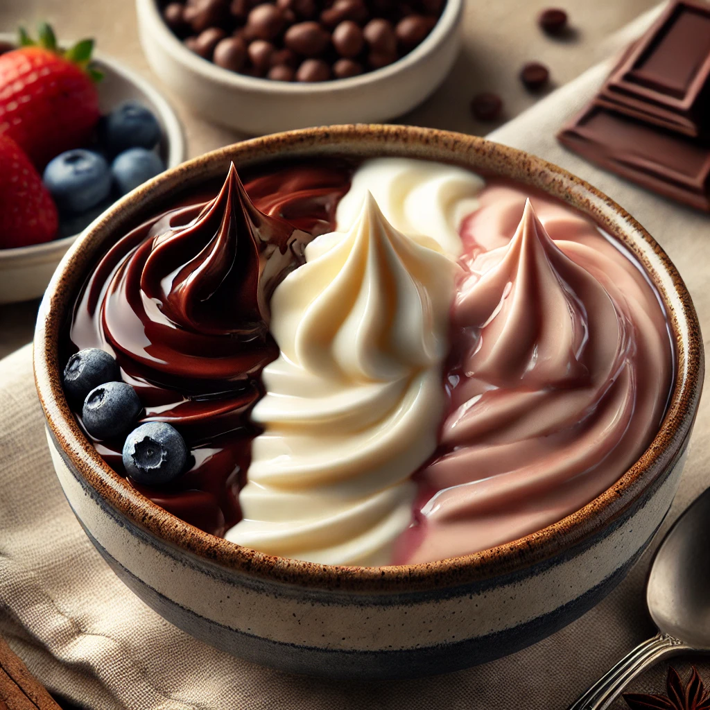 Saveur de Crème Glacée Napolitaine 🍓🍫🍨