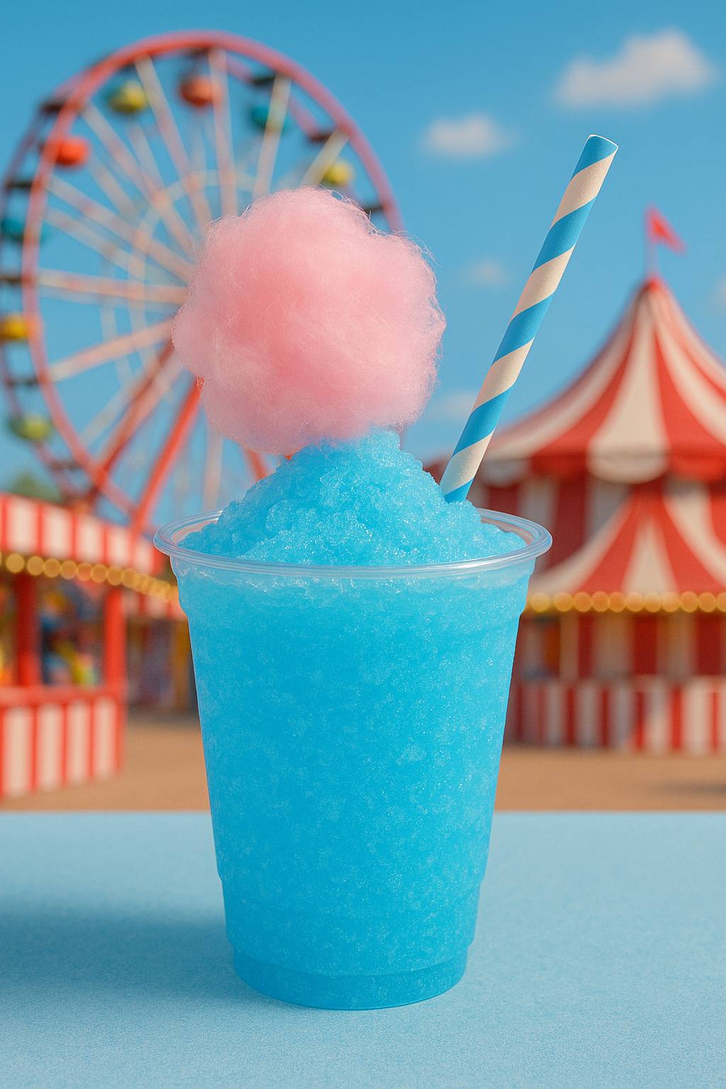 Base à Slush à Saveur de Barbe à Papa🍧