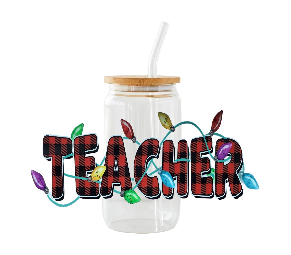 (Copie) Verre ”Teacher ”🎄