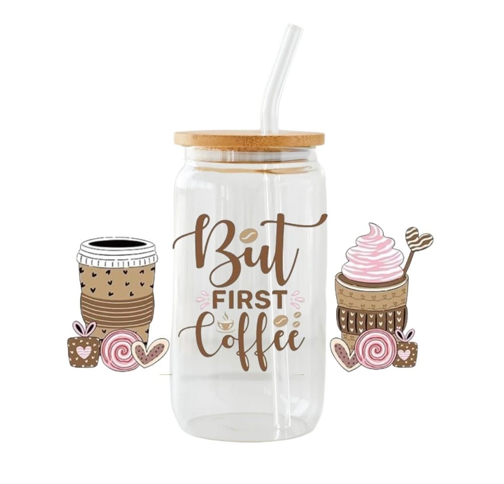 Verre ”First Coffee”☕️💕