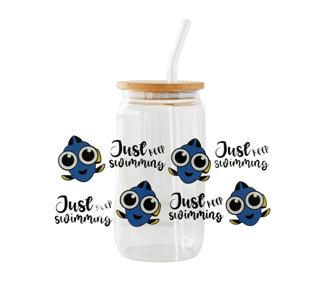 Verre ”Keep Swimming“🐟