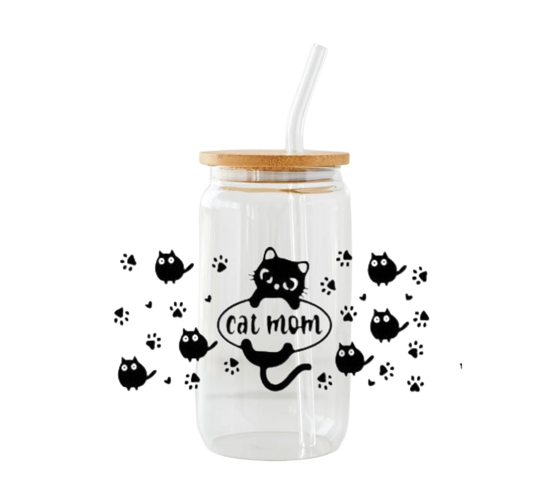 Verre ”Cat Mom“🐈⬛