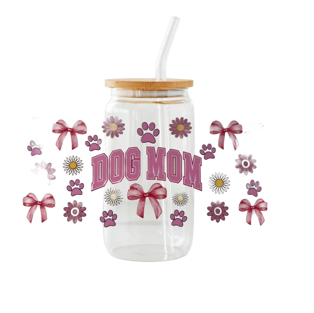 Verre ”Dog Mom”🐶🎀