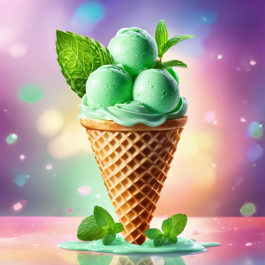 Saveur de Crème Glacée à la Crème de Menthe 🌱