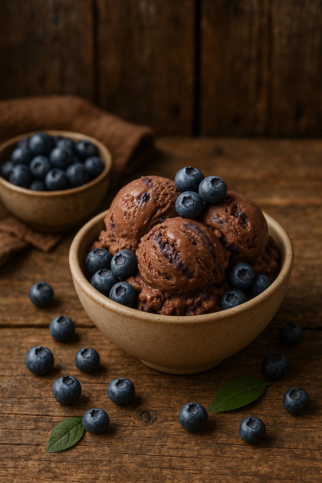 Saveur de Crème Glacée Bleuet & Chocolat🫐🍫