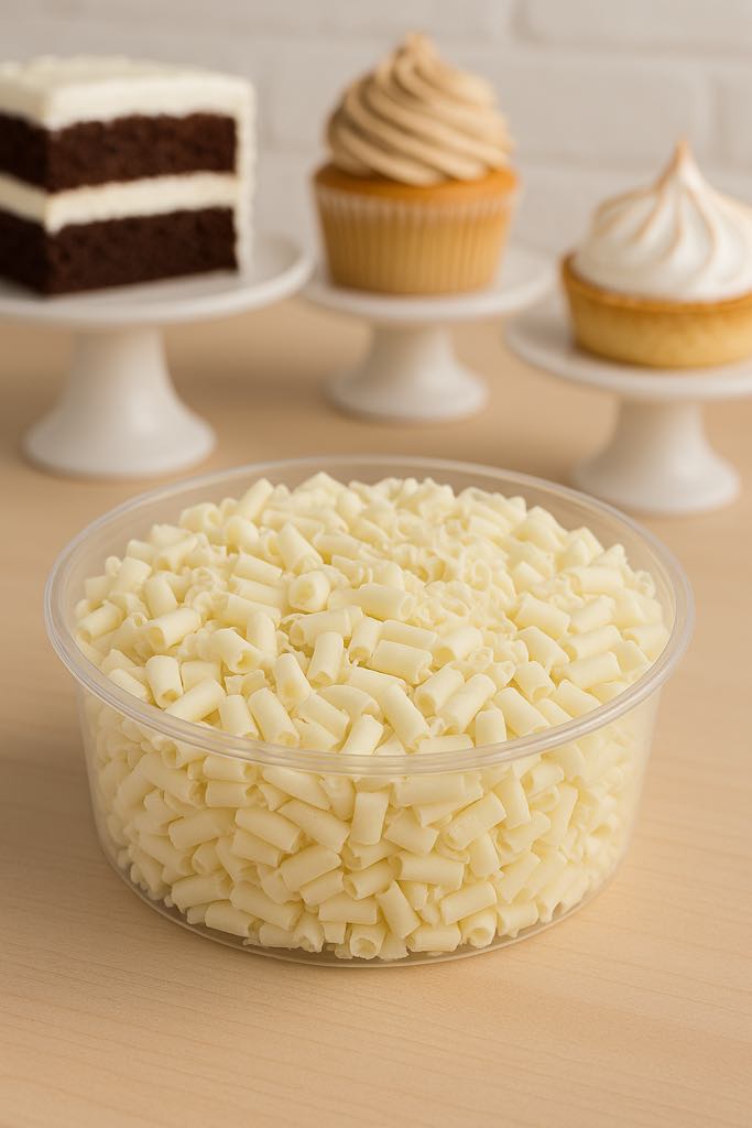 Copeaux Roulés de Chocolat Blanc