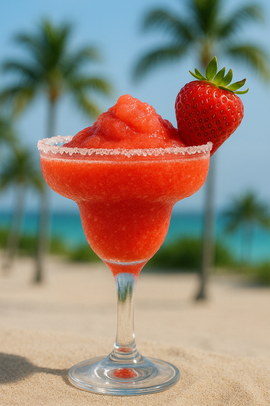 Slush Cocktail à Saveur de Daiquiri aux Fraises 🍓