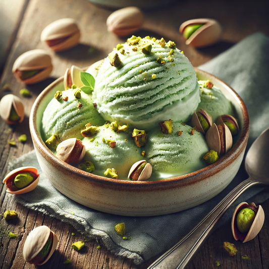 Saveur de Crème Glacée au Pistache