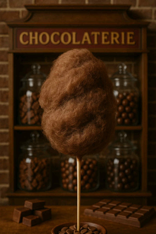 Barbe à papa à saveur de Chocolat🍫