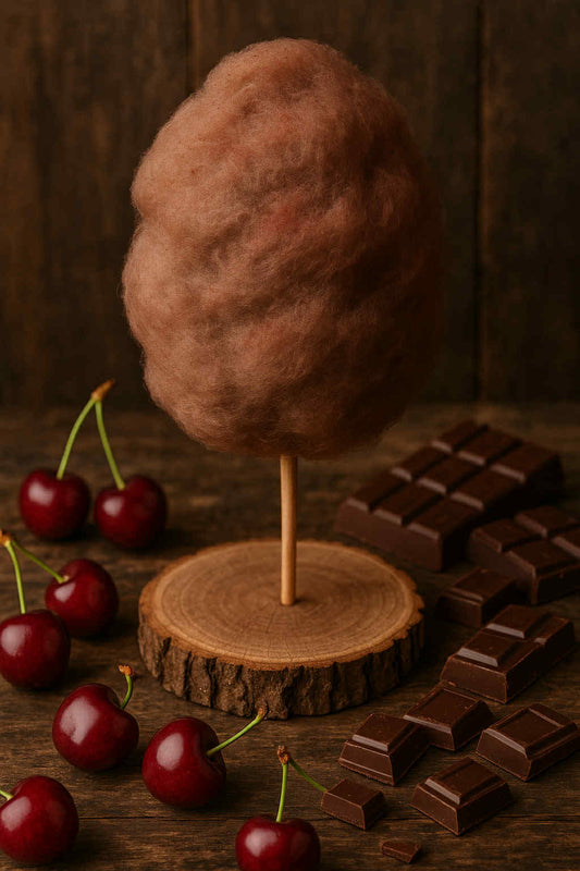 Barbe à papa à saveur de Cherry Blossom🍒🍫