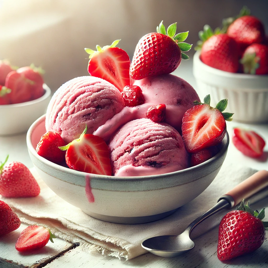 Saveur de Crème Glacée à la Fraise 🍓