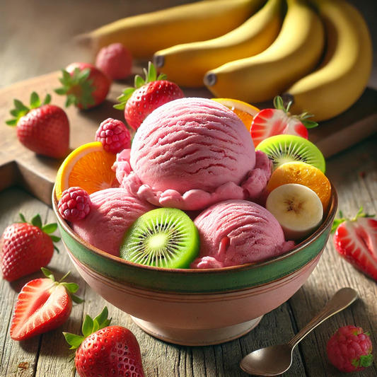Saveur de Crème Glacée Tutti Frutti 🍓🍌🍊🥝