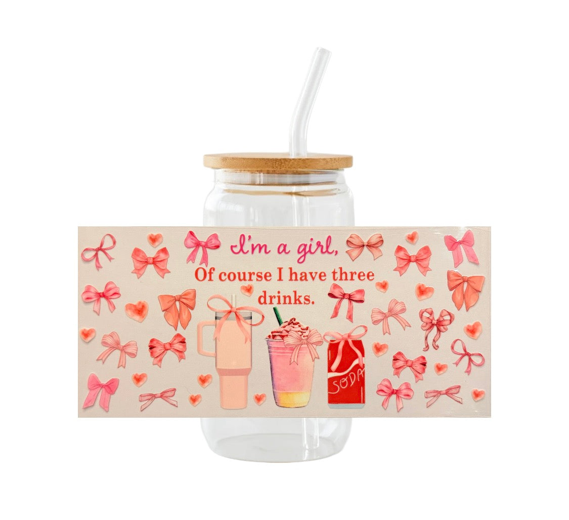 Verre ”I’m a girl ”🎀