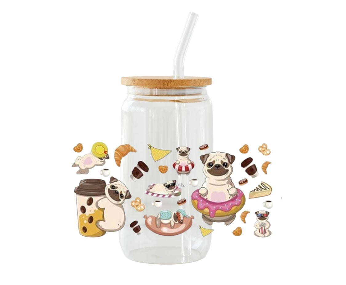 Verre ”Pug & Café“
