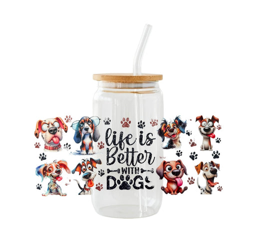 Verre ”Life is Better“🐶