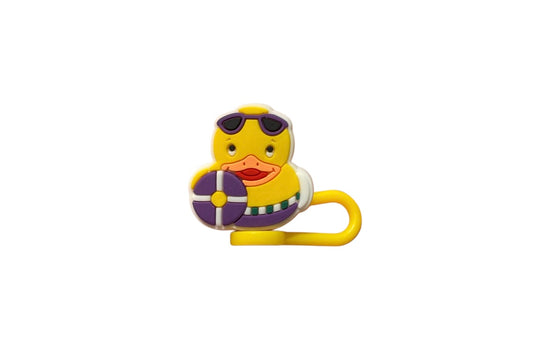 Couvre paille " Canard Mauve"🐥