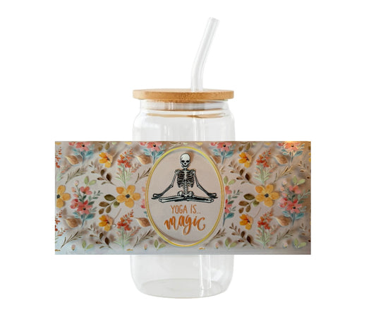 Verre ”Yoga is Magic”