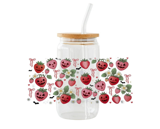 Verre ”Fraise“🎃