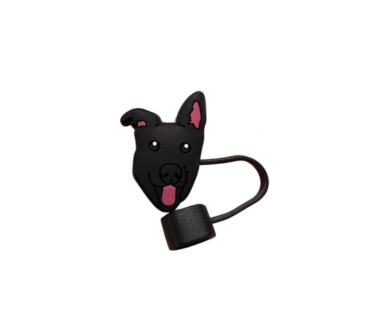 Couvre paille " Chien Noir"