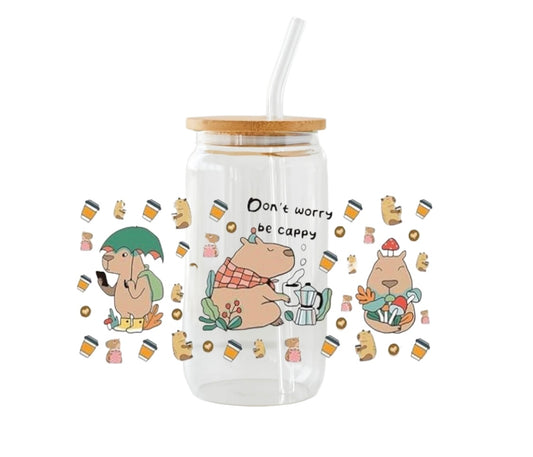 Verre ”Don’t Worry Be Cappy“