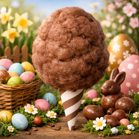 Barbe à papa à saveur de Chocolat🍫