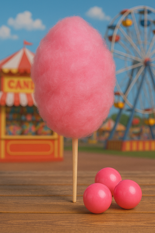 Barbe à papa à saveur de Gomme Balloune 🍬
