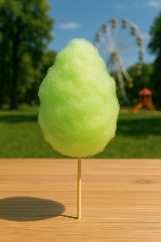 Barbe à papa à saveur de Lime 🍋‍🟩