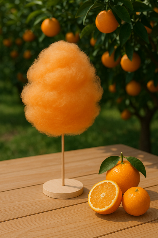 Barbe à papa à saveur d'Orange