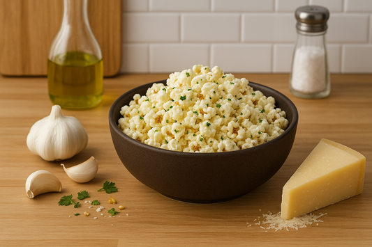 Assaisonnement pour Popcorn à saveur Ail & Parmesan