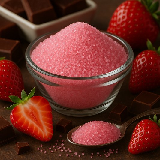 Sucre Barbe à papa à saveur de Chocolat & Fraise🍫