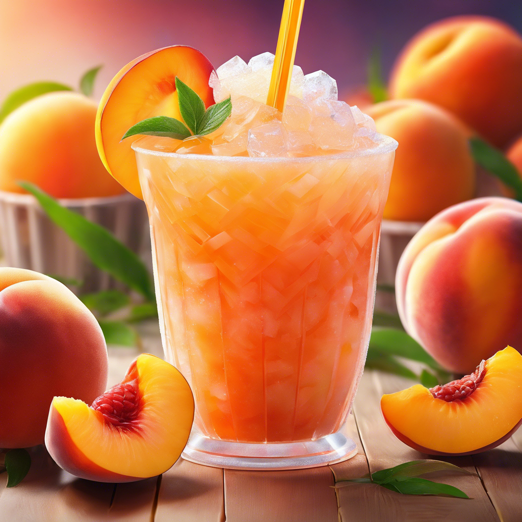 Saveur de Slush à la Pêche 🍑